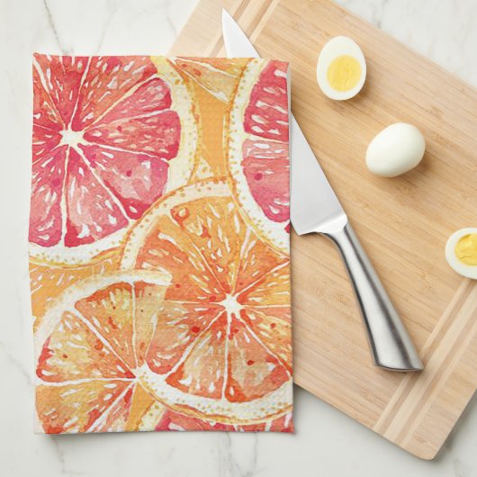夏の果物 キッチンタオル (四つ折り)