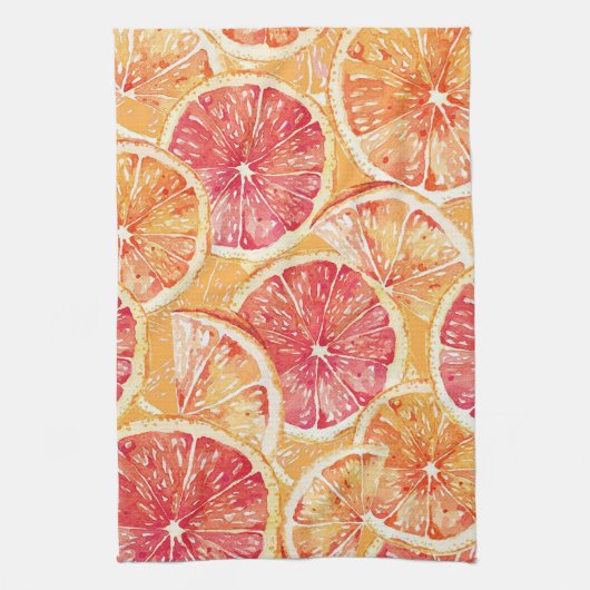 夏の果物 キッチンタオル (縦)