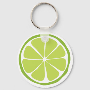 夏の柑橘類のライムKeychain キーホルダー