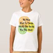 夏の柑橘類-お母さんはフロリダに行きました- Tシャツ (正面)