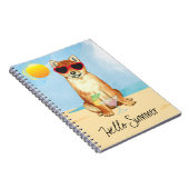 夏の柴犬 ノートブック (右側)