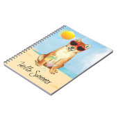 夏の柴犬 ノートブック (左側)