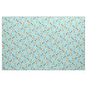 夏の柴犬 ファブリック (ファットクウォーター)