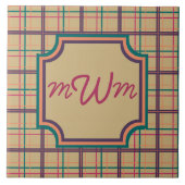 夏の格子瓦 タイル (正面)