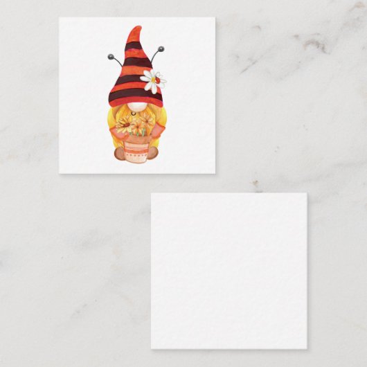 夏の格言3名刺 スクエア名刺 (正面/裏面)