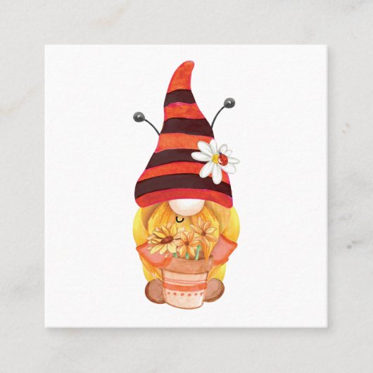 夏の格言3名刺 スクエア名刺 (正面)