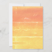 夏の桃素朴をカジュアル結婚保存 セーブザデート (裏面)