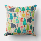 夏の森 クッション (正面)