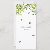 夏の植物性レモンメニュー (裏面)