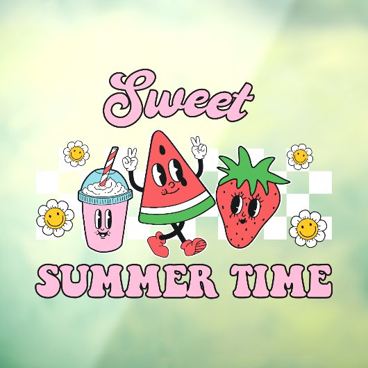 夏の楽しい時間 ウィンドウサイン (シート3)