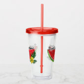 夏の楽しい時間 |ウオーターカラースイカ アクリルタンブラー (右)