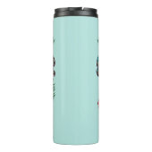 夏の楽しい時間 | トロピカルフルーツ&フローラ タンブラー (裏面)