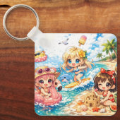 夏の楽しみ キーホルダー (正面)
