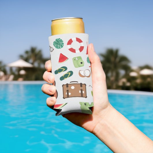 夏の楽しみ スリム缶クーラー (インサイチュ プール)