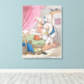 夏の楽しみ。バグ狩り キャンバスプリント (インサイチュ (ウッドフロア))