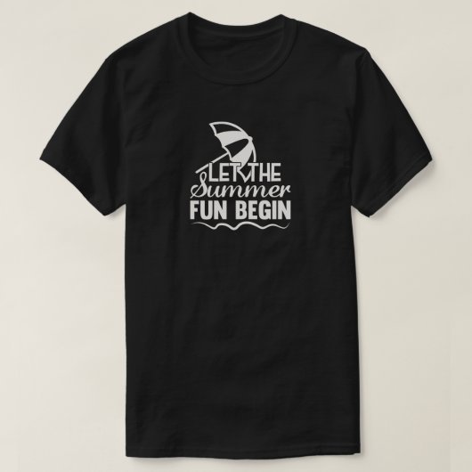 夏の楽しみTシャツ Tシャツ (デザイン正面)