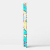 夏の模様(ターコイズ背景):傘 Case-Mate iPhoneケース (裏面 / 右)