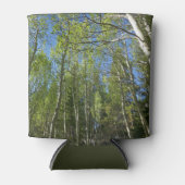 夏の樺の木の木アットロッキーマウンテン 缶クーラー (正面)