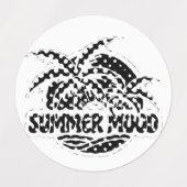 夏の気分 ラベル (デザイン2)