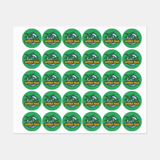 夏の気分 ラベル (シート)