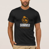 夏の気分Tシャツ - 楽しい夏のグラフィックTシャツ Tシャツ (正面)