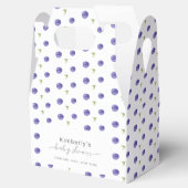 夏の水の色ブルーベリーファームベビーシャワー フェイバーボックス (オープン)