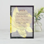 夏の水仙の花の卒業式 招待状 (スタンド正面)