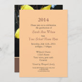 夏の水仙の花の卒業式 招待状 (正面/裏面)