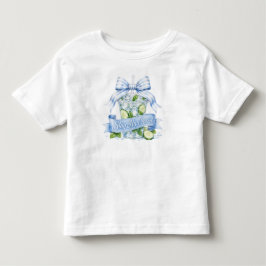 夏の水分補給PNGキュウリウォーターデザイン トドラーTシャツ
