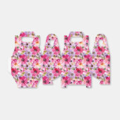 夏の水彩花の模様 フェイバーボックス (折り畳みなし)