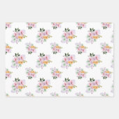 夏の水彩 ラッピングペーパーシート (正面)