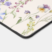 夏の水疱、ワイルドフラワー、水彩 デスクマット (コーナー)
