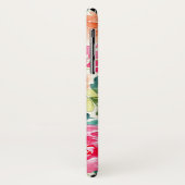 夏の水色フローラプリントiPhone Xケース Case-Mate iPhoneケース (裏面/左)