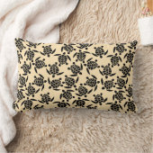 夏の沿岸スタイル繰り返し亀のパターン ランバークッション (ブランケット)