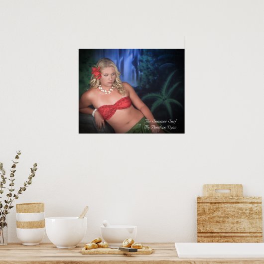 夏の波 ポスター (キッチン)