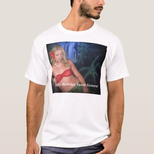 夏の波、Weigand、C896-t、幸せなBirthda… Tシャツ (正面)