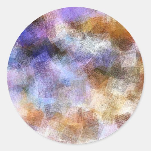 夏の流れ ラウンドシール (正面)