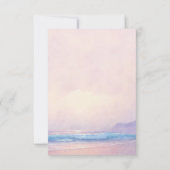 夏の海の日付を保存3.5 x 5 セーブザデート (裏面)