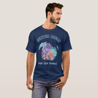 夏の海へダイブ! Tシャツ