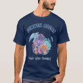 夏の海へダイブ! Tシャツ (正面)