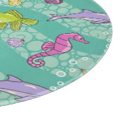 夏の海パターン カッティングボード (角)