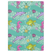 夏の海パターン クリップボード (裏面)