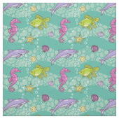 夏の海パターン ファブリック (見本)