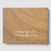 夏の海ビーチサンドシーシェル ゲストブック (裏面)