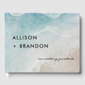 夏の海ビーチ結婚式フォトゲストブック ゲストブック (正面)