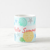 夏の海岸 コーヒーマグカップ (中央)