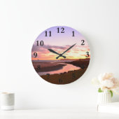 夏の海岸 ラージ壁時計 (ホーム)