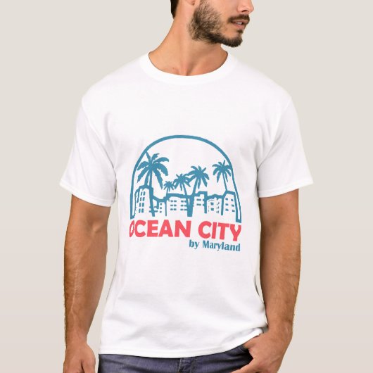 夏の海都市 – メリーランド Tシャツ (正面)