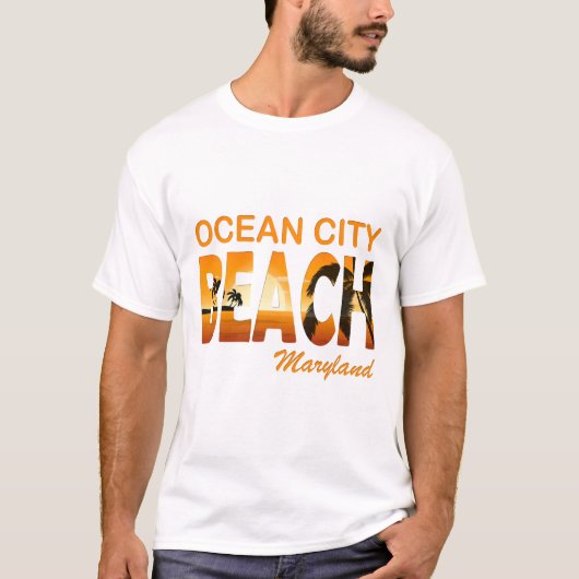 夏の海都市 – メリーランド Tシャツ (正面)