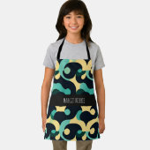 夏の海風モザイクパターン エプロン (インサイチュ)